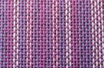 Woven Fabric Texture With Ultraviolet And Lilac Colors Stock Photo