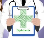 Diphtheria Word Means Corynebacterium Diphtheriae And Ailment Stock Photo