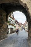 Medieval City Of Rothenburg Stock Photo