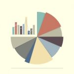 Pie Chart And Bar Chart For Documents And Reports Stock Photo