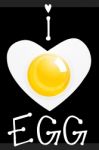 I Love Egg Stock Photo