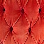 Red Sofa Upholstery Velvet Fabric Stock Photo