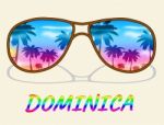 Dominica Vacation Means Time Off Caribbean Getaway Stock Photo