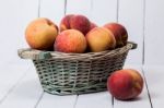 Peaches (prunus Persica) Stock Photo