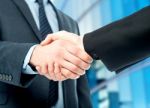 Business Handshake, The Deal Is Finalized Stock Photo