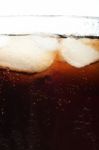 Glass With Soda And Ice Stock Photo