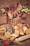Assortment Of Bakery Products Stock Photo