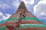 Pagoda Reconstruction Stock Photo