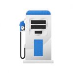 Gasoline Pump In Gas Station Stock Photo