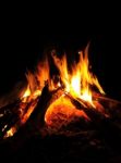Abstract Fire Background Stock Photo