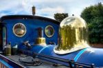 Bluebell Steam Engine In East Grinstead Stock Photo