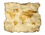 Ancient Map Stock Photo