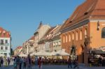 Brasov, Transylvania/romania - September 20 : View Of The Town S Stock Photo