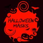 Halloween Masks Shows Trick Or Treat And Disguise Stock Photo