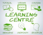 Learning Centre Represents Websites Searching And Study Stock Photo