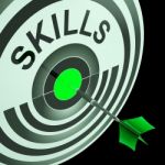 Skills Shows Skilled, Expertise, Professional Abilities Stock Photo