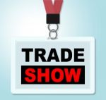 Trade Show Shows Corporate Purchase And Biz Stock Photo