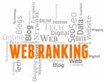 Web Ranking Shows Websites Top And Www Stock Photo