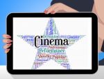 Cinema Star Indicates Picture Show And Filmography Stock Photo