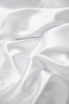 White Smooth Fabric Stock Photo
