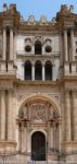 Malaga, Andalucia/spain - July 5 : View Towards The Cathedral In Stock Photo