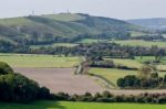 The Rolling Sussex Countryside Near Brighton Stock Photo