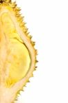 Durian Cross Section Stock Photo