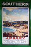 Woody Bay, Devon/uk - October 19 : Old Southern Railway Poster A Stock Photo