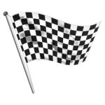 Race Flag Stock Photo
