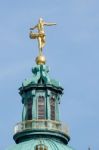 Statue Of Fotuna On Top Of The Charlottenburg Palace In Berlin Stock Photo