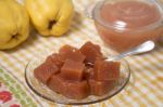 Traditional Quince Jam Stock Photo