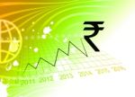 Rupee Rate Illustration Stock Photo