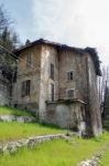 Derelict Building In Bergamo Stock Photo