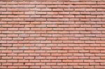 Brick Wall With Cement Joints Stock Photo