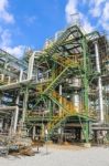 Structure Of Process Plant Stock Photo