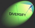 Diversify Diversity Indicates Mixed Bag And Variance Stock Photo