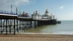 Eastbourne, Sussex/uk - February 19 : View Of The Pier In Eastbo Stock Photo