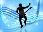 Stage Music Indicates Live Event And Audio Stock Photo