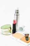 Cosmetic Items For Women Stock Photo