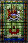Stained Glass Window In The British Columbia Parliament Building Stock Photo