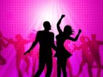 Disco Dancing Means Parties Celebrations And Fun Stock Photo