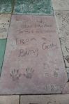 Bing Crosby Signature And Handprints Hollywood Stock Photo