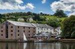 View Of The Steam Packet Inn In Totnes Stock Photo