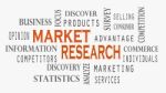 Market Research Word Cloud Concept On White Background Stock Photo