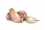 Garlic Cloves Stock Photo