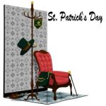 Accessories Of St. Patrick's Day In The Room Stock Photo