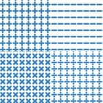 Mathematical Symbol Seamless Pattern Stock Photo