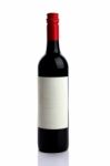 Red Wine Bottle Stock Photo