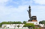 Walking Buddha Image, Thailand Stock Photo