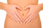 Woman Belly Stock Photo